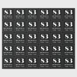 83番目の誕生日-インスパイアアールデコ検索"83",名前 ラッピングペーパー