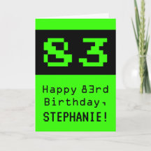 83番目の誕生日: Nerdy/オタク系のスタイル「83」と名前