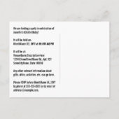 83誕生日-おもしろい花火、レインボールック"83" ポストカード (裏面)