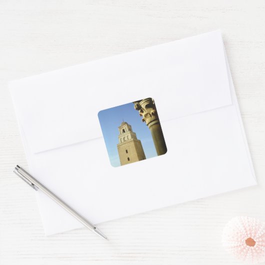 836-875素晴らしAD,アグラビド,モスク スクエアシール (封筒)