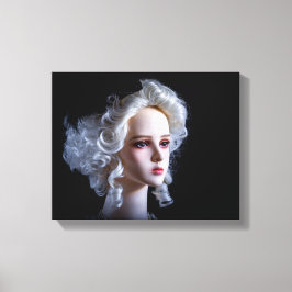 8370 – トリコーンハットを持つコロニアルレディ キャンバスプリント