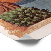 8378 Velin 745 f.1騎士馬、c.1350の ポスター (角)