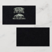 83.ハイキングハイキングは誰が何気にを答える 名刺 (正面/裏面)