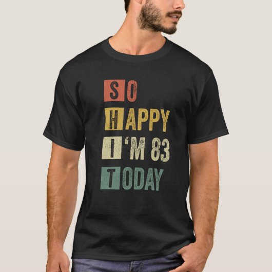 83 83rd皮肉誕生日 tシャツ (正面)