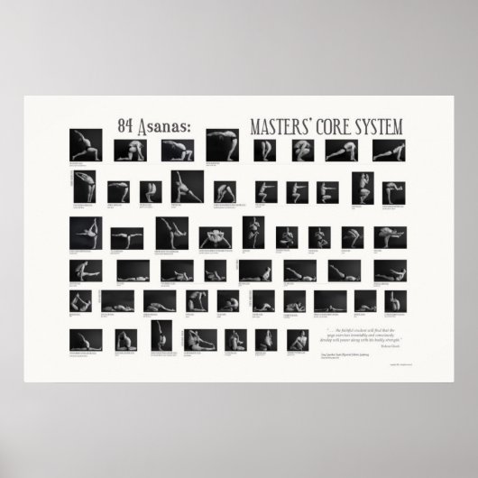 84アサナ:マスターズのコアシステム ポスター (正面)
