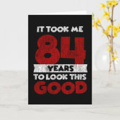 84歳のバデーが私を84歳の誕生日 カード (黄色い花)