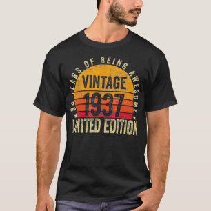 84歳ギフトヴィンテージ1937限定版84t tシャツ