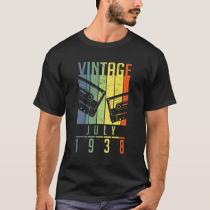 84歳ヴィンテージ1938年7月84誕生日 Tシャツ