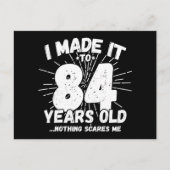 84歳皮肉なミーム面白い84歳の誕生日 ポストカード (正面)