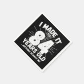 84歳皮肉ミームおもしろい84誕生日 スタンダードカクテルナプキン (角)