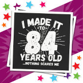 84歳皮肉ミームおもしろい84誕生日 スタンダードカクテルナプキン