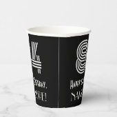 84番目の誕生日—インスパイアアールデコ検索「84」 +名前 紙コップ (右)