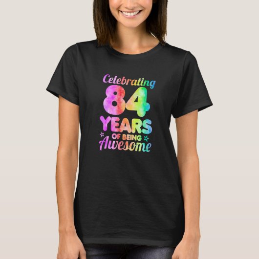 84誕生日アイディア祝84年のAw Tシャツ (正面)