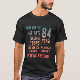 84誕生日男おもしろい女84歳1 Tシャツ