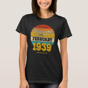84誕生日2023年2月1939素晴らし年以来 Tシャツ