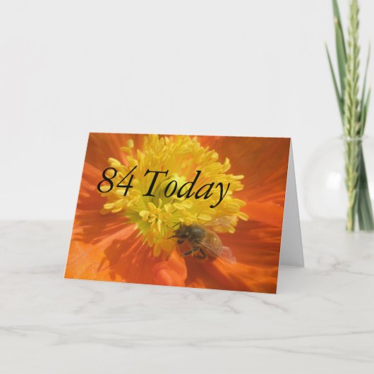 84誕生日 カード (正面)