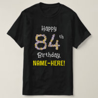 84誕生日:フローラ花数"84" +名前