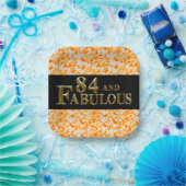 84誕生日 ペーパープレート (パーティー)