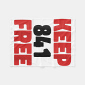 841サーフィンオッタ841 841保フリーカリフォルニアオッタ フリースブランケット (正面(横))