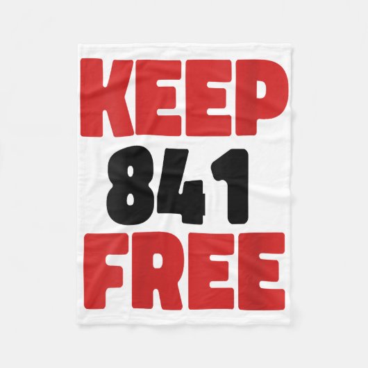 841サーフィンオッタ841 841保フリーカリフォルニアオッタ フリースブランケット (正面)