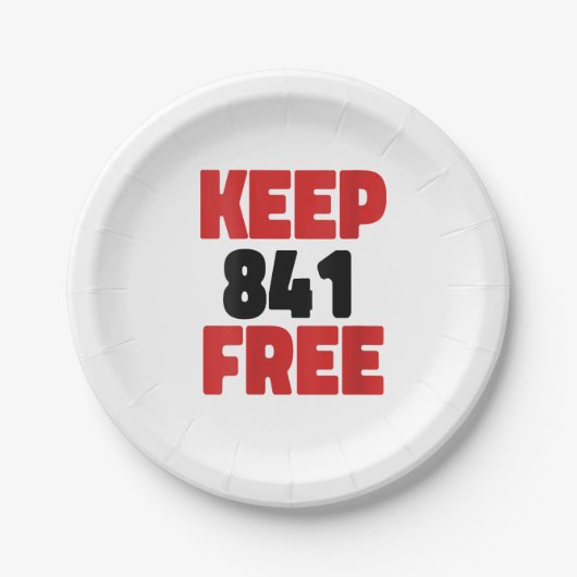 841サーフィンオッタ841 841保フリーカリフォルニアオッタ ペーパープレート (正面)