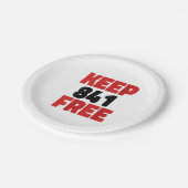 841サーフィンオッタ841 841保フリーカリフォルニアオッタ ペーパープレート (アングル)