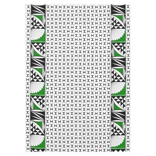 84"南西の日の出（緑） テーブルクロス (正面)