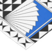 84"南西の日の出（青） テーブルクロス (アングル)