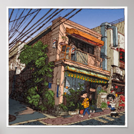 84:Barber Harutan/Kichijoji ポスター