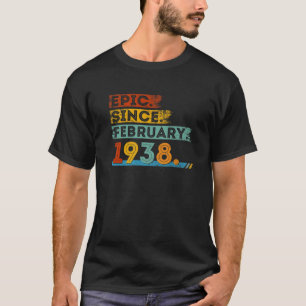 84th誕生日84歳エピック2月から tシャツ