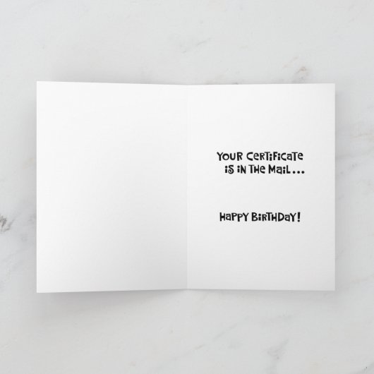 85おもしろい誕生日 カード (内部)