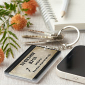 85パーソナライズされた誕生日アクリル酸キーチェーン キーホルダー (正面右)