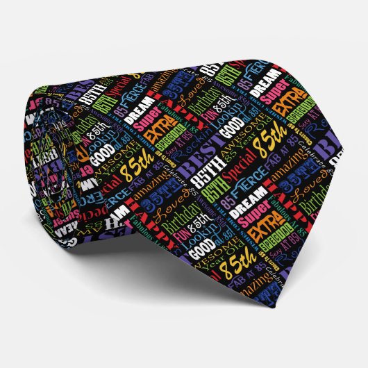 85ユニーク歳の誕生日パーティーパーソナライズされた贈り物 ネクタイ (ロール)