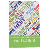 85ユニーク歳の誕生日プレゼント ミディアムペーパーバッグ (正面)