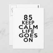 85ライフ誕生日 ポストカード (正面/裏面)