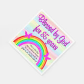 85位大切誕生日祈りの言葉ナプキンス スタンダードランチョンナプキン (角)