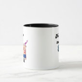 85個の誕生日のTシャツおよびギフトへの応援 マグカップ (中央)