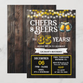 85周年お祝いビール　サプライズブルワリー 招待状 (正面/裏面)