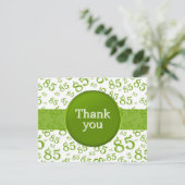 85周年感謝: 緑と白の数字パターン (スタンド正面)