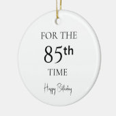 85回目の誕生日おめでとう セラミックオーナメント (左)