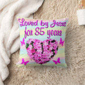 85年の枕のためのイエスによる愛 クッション (ブランケット)