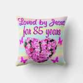 85年の枕のためのイエスによる愛 クッション (裏面)