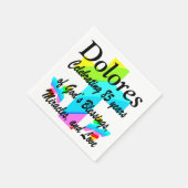 85年祝の神々がナプキンを愛する スタンダードカクテルナプキン (角)