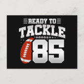 85歳のタックルフットボールパーティー 85歳の誕生日 ポストカード (正面)