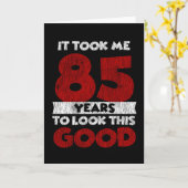 85歳のバデーが私を85歳の誕生日 カード (黄色い花)
