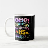 85歳の誕生日おめでとう! コーヒーマグカップ (左)