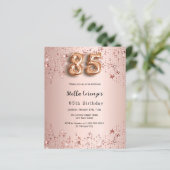 85歳の誕生日バラ金ゴールドピンク星募集 (スタンド正面)