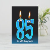 85歳の誕生日パーティー 招待状 (スタンド正面)