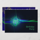 85歳の誕生日パーティー 招待状 (正面/裏面)