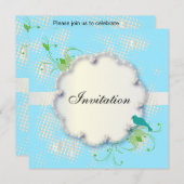 85歳の誕生日パーティー| DIY文字 招待状 (正面/裏面)